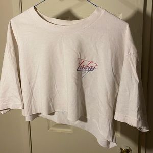 SOLD ❌ Lakai Crop Tee Shirt Women’s White